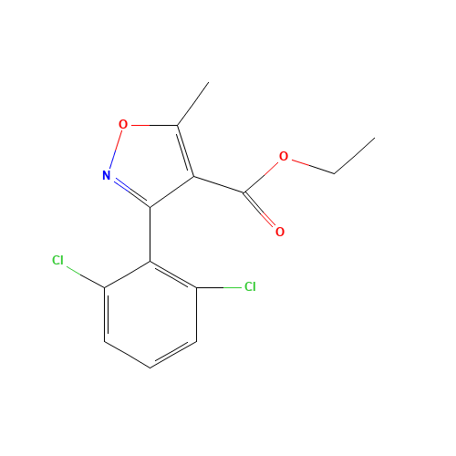 ethyl 3-(2,6-dichlorophenyl)-5-methyl-1,2-oxazole-4-carboxylate (CAS: 24248-21-3) - Related Chemical Product