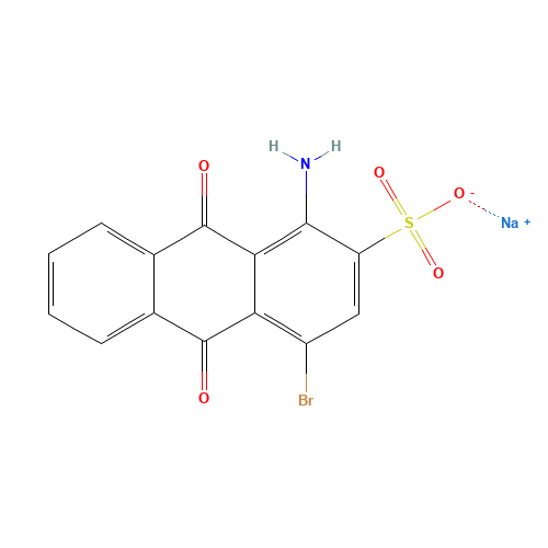 sodium;1-amino-4-bromo-9,10-dioxoanthracene-2-sulfonate (CAS: 6258-06-6) - Related Chemical Product