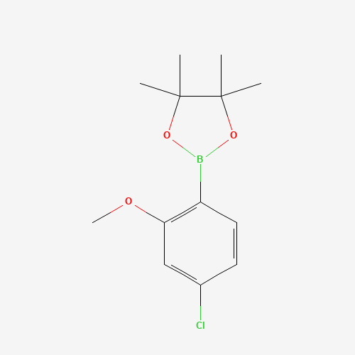 2-(4-chloro-2-methoxyphenyl)-4,4,5,5-tetramethyl-1,3,2-dioxaborolane (CAS: 866141-76-6) - Related Chemical Product