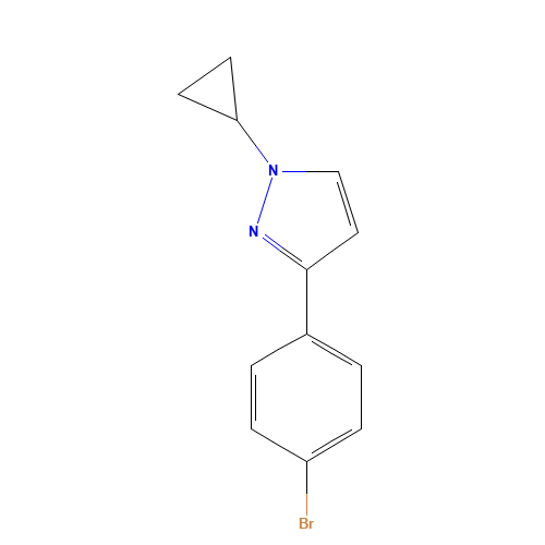3-(4-bromophenyl)-1-cyclopropylpyrazole (CAS: 1394374-29-8) - Related Chemical Product