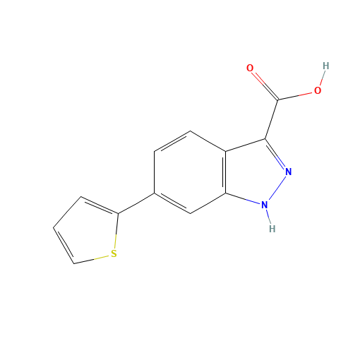 6-thiophen-2-yl-1H-indazole-3-carboxylic acid (CAS: 869783-22-2) - Related Chemical Product