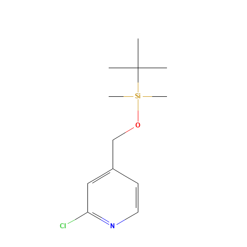 tert-butyl-[(2-chloropyridin-4-yl)methoxy]-dimethylsilane (CAS: 787596-40-1) - Related Chemical Product