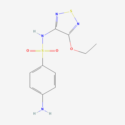 4-amino-N-(4-ethoxy-1,2,5-thiadiazol-3-yl)benzenesulfonamide (CAS: 13369-07-8) - Related Chemical Product
