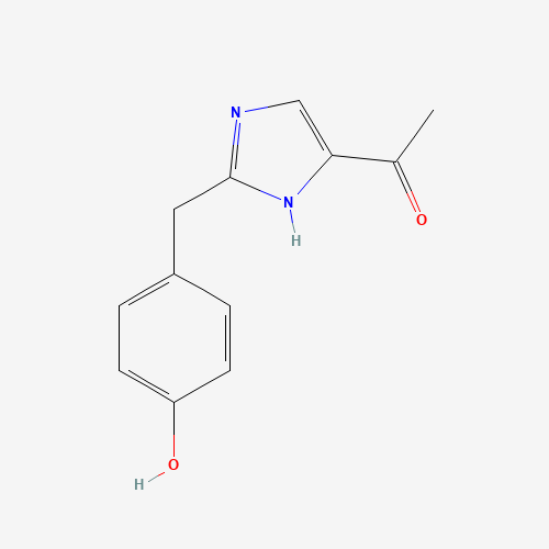 1-[2-[(4-hydroxyphenyl)methyl]-1H-imidazol-5-yl]ethanone (CAS: 102151-92-8) - Related Chemical Product