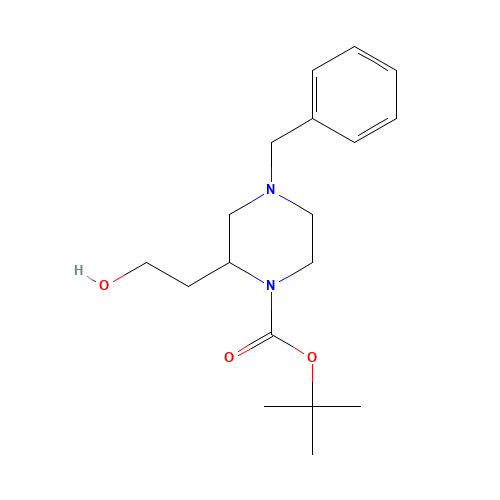 tert-butyl 4-benzyl-2-(2-hydroxyethyl)piperazine-1-carboxylate (CAS: 517866-78-3) - Related Chemical Product