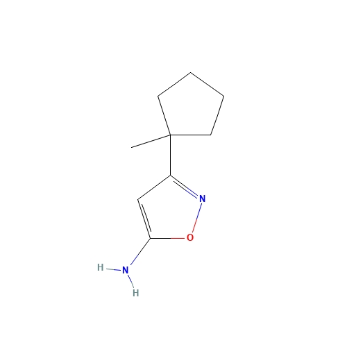 3-(1-methylcyclopentyl)-1,2-oxazol-5-amine (CAS: 1012879-79-6) - Related Chemical Product