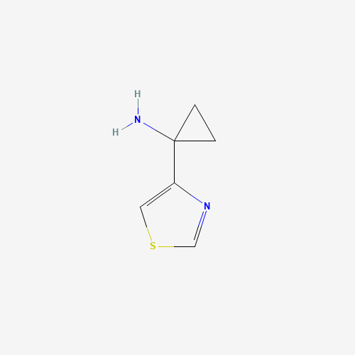 1-(1,3-thiazol-4-yl)cyclopropan-1-amine (CAS: 1240521-86-1) - Related Chemical Product