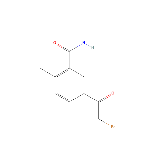 5-(2-bromoacetyl)-N,2-dimethylbenzamide (CAS: 1421923-02-5) - Related Chemical Product