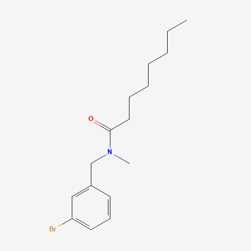 N-[(3-bromophenyl)methyl]-N-methyloctanamide (CAS: 876169-11-8) - Related Chemical Product