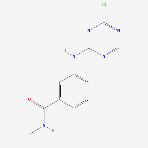 3-[(4-chloro-1,3,5-triazin-2-yl)amino]-N-methylbenzamide (CAS: 1332301-67-3) - Related Chemical Product