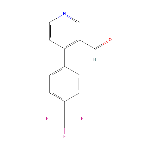 4-[4-(trifluoromethyl)phenyl]pyridine-3-carbaldehyde (CAS: 929804-33-1) - Related Chemical Product