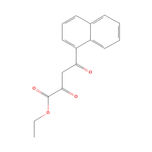 ethyl 4-naphthalen-1-yl-2,4-dioxobutanoate (CAS: 1019379-49-7) - Chemical Structure and Molecular Formula 