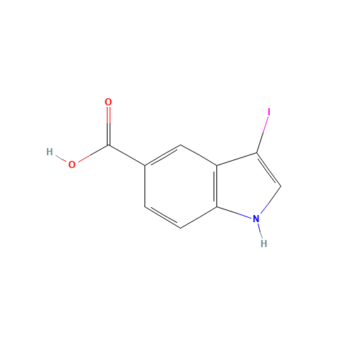 3-iodo-1H-indole-5-carboxylic acid (CAS: 1308644-52-1) - Related Chemical Product