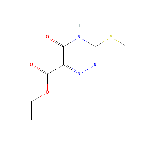 ethyl 3-methylsulfanyl-5-oxo-2H-1,2,4-triazine-6-carboxylate (CAS: 31143-85-8) - Related Chemical Product
