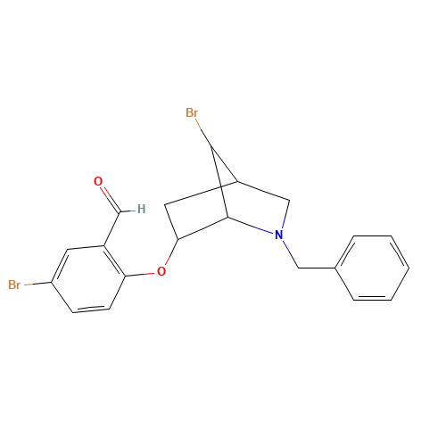 2-[(3-benzyl-7-bromo-3-azabicyclo[2.2.1]heptan-5-yl)oxy]-5-bromobenzaldehyde (CAS: 295787-41-6) - Related Chemical Product