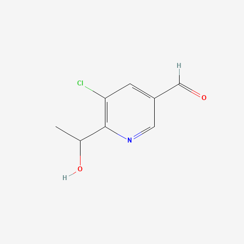 5-chloro-6-(1-hydroxyethyl)pyridine-3-carbaldehyde (CAS: 1198016-59-9) - Related Chemical Product