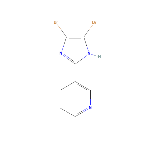 3-(4,5-dibromo-1H-imidazol-2-yl)pyridine (CAS: 56737-52-1) - Related Chemical Product