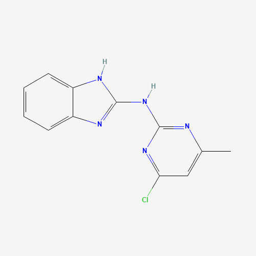 N-(4-chloro-6-methylpyrimidin-2-yl)-1H-benzimidazol-2-amine (CAS: 42389-34-4) - Related Chemical Product