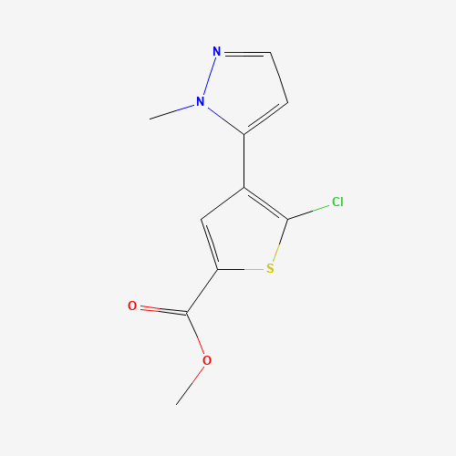 methyl 5-chloro-4-(2-methylpyrazol-3-yl)thiophene-2-carboxylate (CAS: 1047630-52-3) - Related Chemical Product