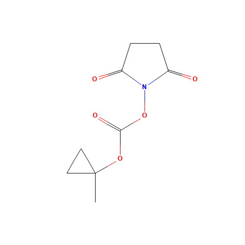 (2,5-dioxopyrrolidin-1-yl) (1-methylcyclopropyl) carbonate (CAS: 845259-67-8) - Related Chemical Product