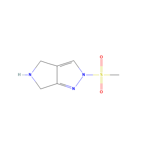 2-methylsulfonyl-5,6-dihydro-4H-pyrrolo[3,4-c]pyrazole (CAS: 1226781-80-1) - Related Chemical Product