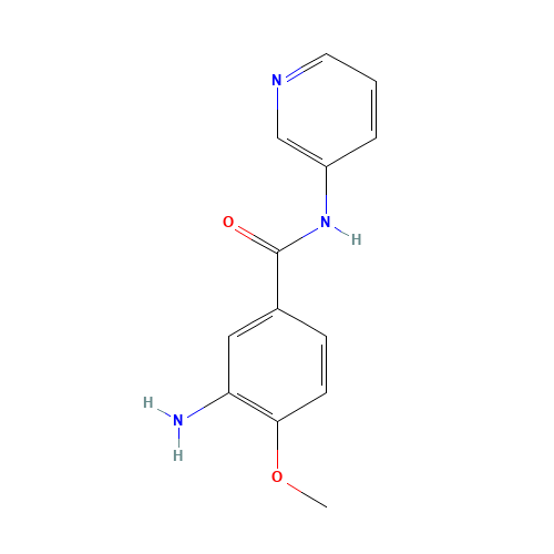 3-amino-4-methoxy-N-pyridin-3-ylbenzamide (CAS: 85366-76-3) - Related Chemical Product