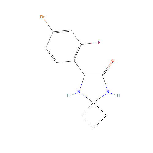 6-(4-bromo-2-fluorophenyl)-5,8-diazaspiro[3.4]octan-7-one (CAS: 1272755-81-3) - Related Chemical Product