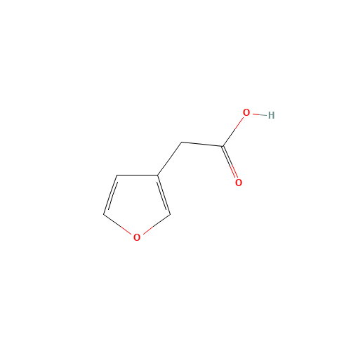 2-(furan-3-yl)acetic acid (CAS: 123617-80-1) - Chemical Structure and Molecular Formula 
