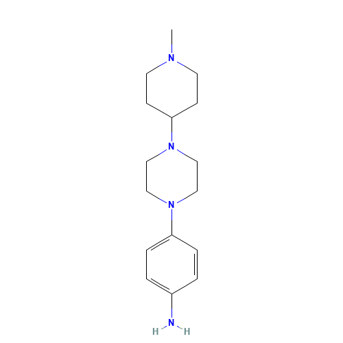 4-[4-(1-methylpiperidin-4-yl)piperazin-1-yl]aniline (CAS: 955087-41-9) - Related Chemical Product