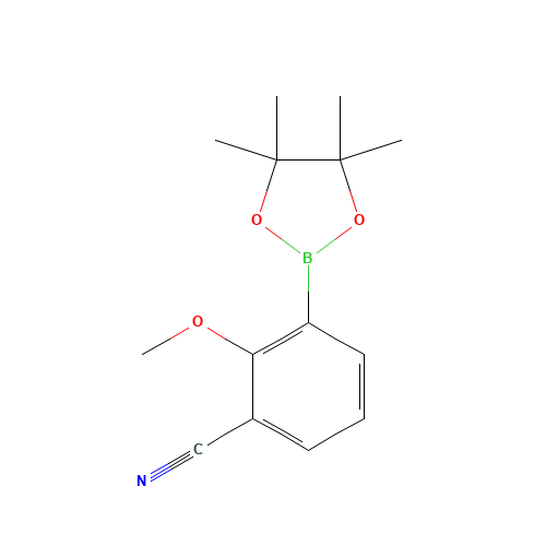 2-methoxy-3-(4,4,5,5-tetramethyl-1,3,2-dioxaborolan-2-yl)benzonitrile (CAS: 874472-84-1) - Related Chemical Product