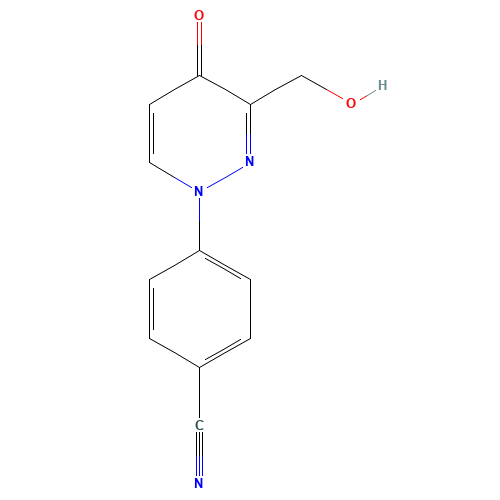 4-[3-(hydroxymethyl)-4-oxopyridazin-1-yl]benzonitrile (CAS: 1314396-83-2) - Related Chemical Product