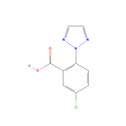 5-chloro-2-(triazol-2-yl)benzoic acid (CAS: 1293284-54-4) - Related Chemical Product