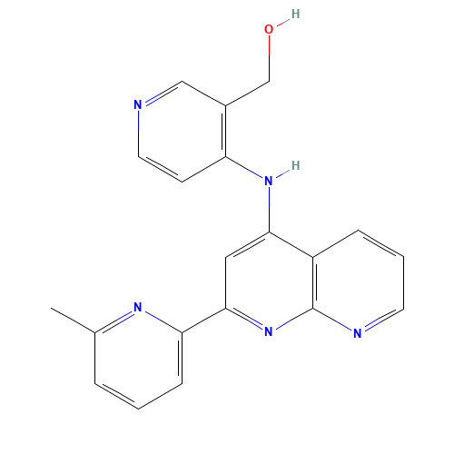 [4-[[2-(6-methylpyridin-2-yl)-1,8-naphthyridin-4-yl]amino]pyridin-3-yl]methanol (CAS: 1330532-14-3) - Related Chemical Product