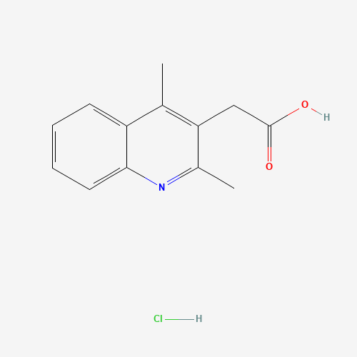 2-(2,4-dimethylquinolin-3-yl)acetic acid;hydrochloride (CAS: 943825-15-8) - Related Chemical Product