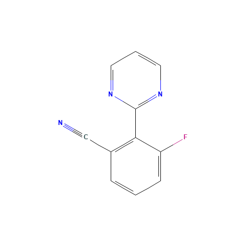 3-fluoro-2-pyrimidin-2-ylbenzonitrile (CAS: 1293285-05-8) - Related Chemical Product