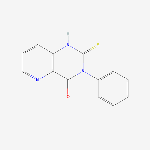 3-phenyl-2-sulfanylidene-1H-pyrido[3,2-d]pyrimidin-4-one (CAS: 25379-86-6) - Related Chemical Product