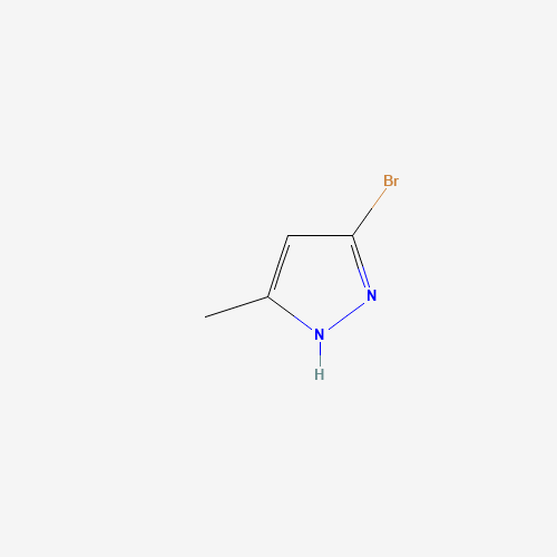 3-bromo-5-methyl-1H-pyrazole (CAS: 57097-81-1) - Chemical Structure and Molecular Formula 