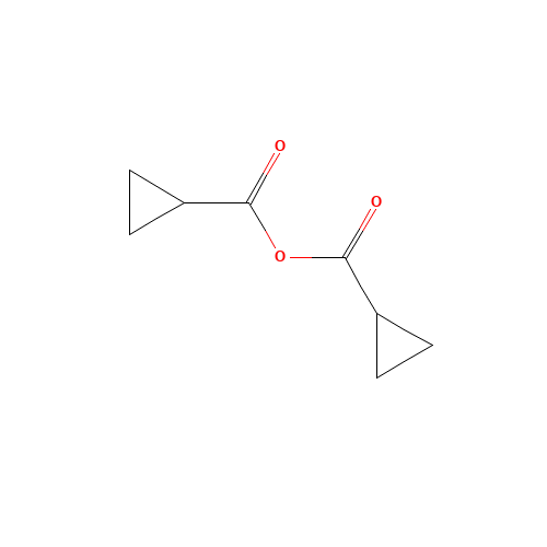 cyclopropanecarbonyl cyclopropanecarboxylate (CAS: 33993-24-7) - Chemical Structure and Molecular Formula 