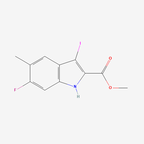 methyl 6-fluoro-3-iodo-5-methyl-1H-indole-2-carboxylate (CAS: 1126423-38-8) - Related Chemical Product