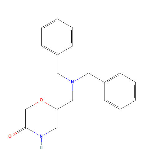 6-[(dibenzylamino)methyl]morpholin-3-one (CAS: 170799-35-6) - Related Chemical Product