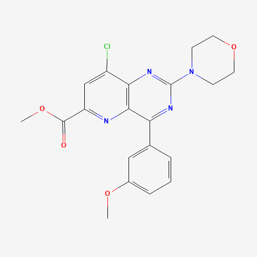 methyl 8-chloro-4-(3-methoxyphenyl)-2-morpholin-4-ylpyrido[3,2-d]pyrimidine-6-carboxylate (CAS: 1240122-82-0) - Related Chemical Product