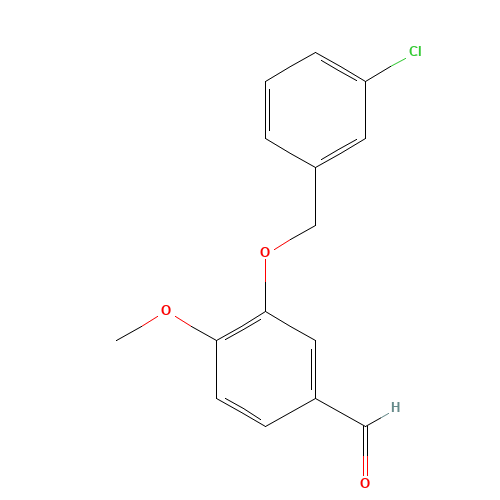 3-[(3-chlorophenyl)methoxy]-4-methoxybenzaldehyde (CAS: 447428-98-0) - Related Chemical Product