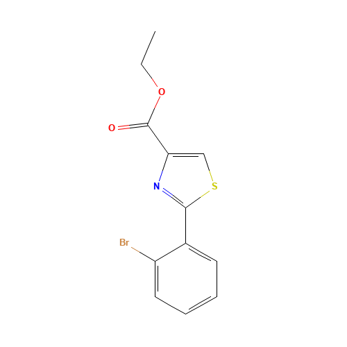 ethyl 2-(2-bromophenyl)-1,3-thiazole-4-carboxylate (CAS: 885278-78-4) - Related Chemical Product
