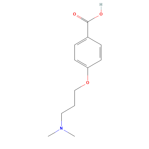 4-[3-(dimethylamino)propoxy]benzoic acid (CAS: 190660-99-2) - Related Chemical Product
