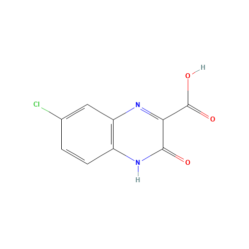 7-chloro-3-oxo-4H-quinoxaline-2-carboxylic acid (CAS: 4017-34-9) - Related Chemical Product