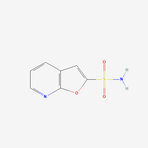 furo[2,3-b]pyridine-2-sulfonamide (CAS: 122534-86-5) - Chemical Structure and Molecular Formula 
