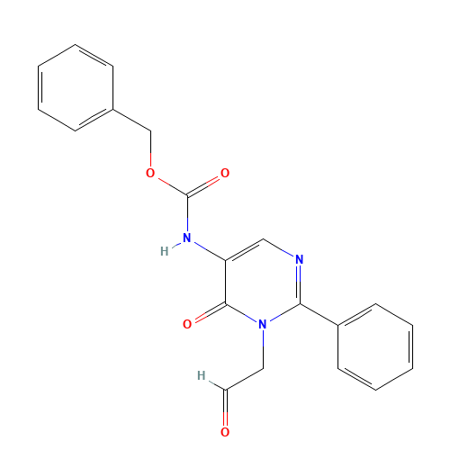 benzyl N-[6-oxo-1-(2-oxoethyl)-2-phenylpyrimidin-5-yl]carbamate (CAS: 148747-58-4) - Related Chemical Product