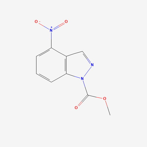 methyl 4-nitroindazole-1-carboxylate (CAS: 581812-75-1) - Related Chemical Product