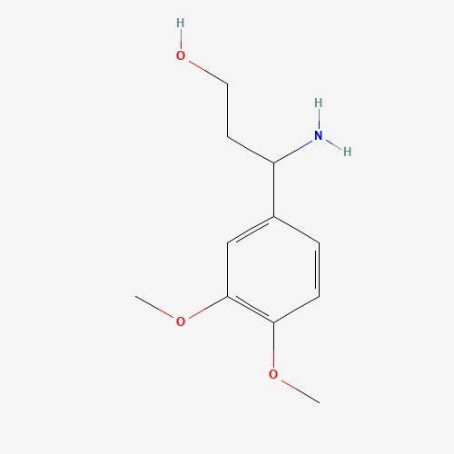 3-amino-3-(3,4-dimethoxyphenyl)propan-1-ol (CAS: 201408-35-7) - Related Chemical Product