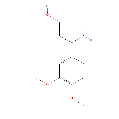 3-amino-3-(3,4-dimethoxyphenyl)propan-1-ol (CAS: 201408-35-7) - Related Chemical Product
